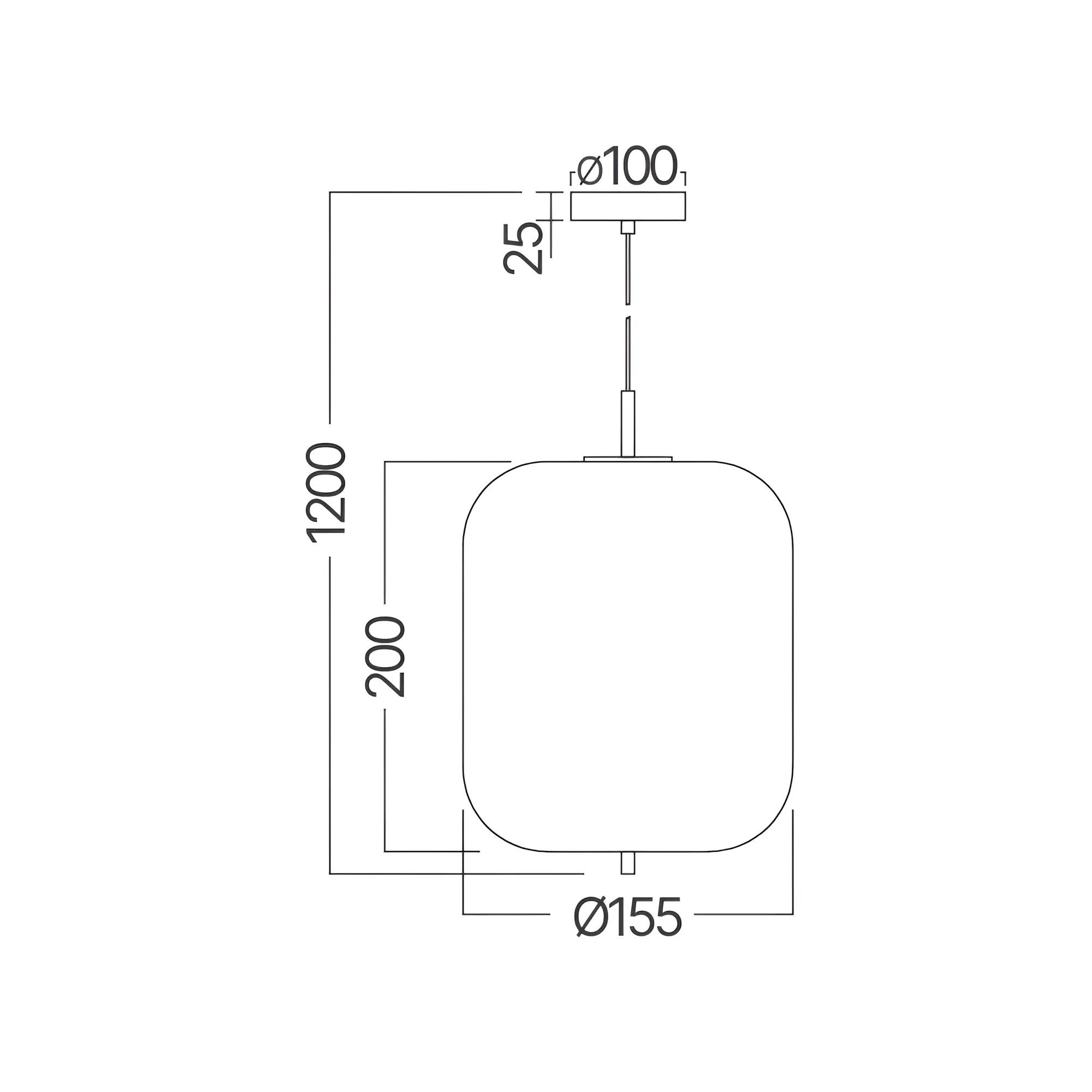 VISILICA E14 OPAL/CRNI — slika 4