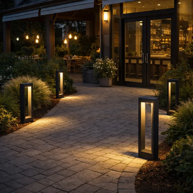 DAWN LED SVETILJKA 0230-600 STUBNA 12W 3000K IP65 CORTEN — slika 3