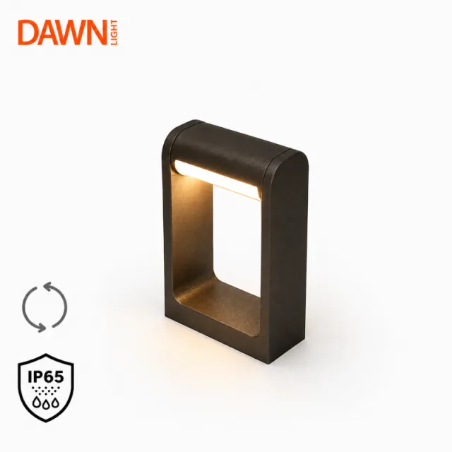 DAWN LED SVETILJKA 0230-300 STUBNA 12W 3000K IP65 SIVA