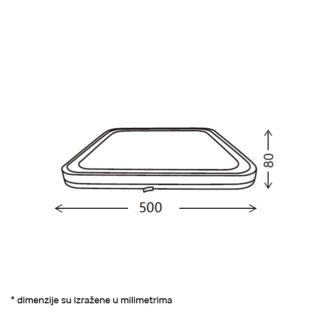 VESTA 666 LED PLAFONJERA 24W/48W CCT — slika 3