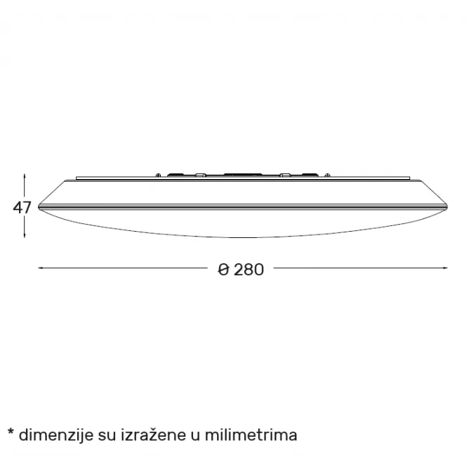 LED PLAFONJERA DCL1213 18W 3000/4000/6500K IP54 — slika 4