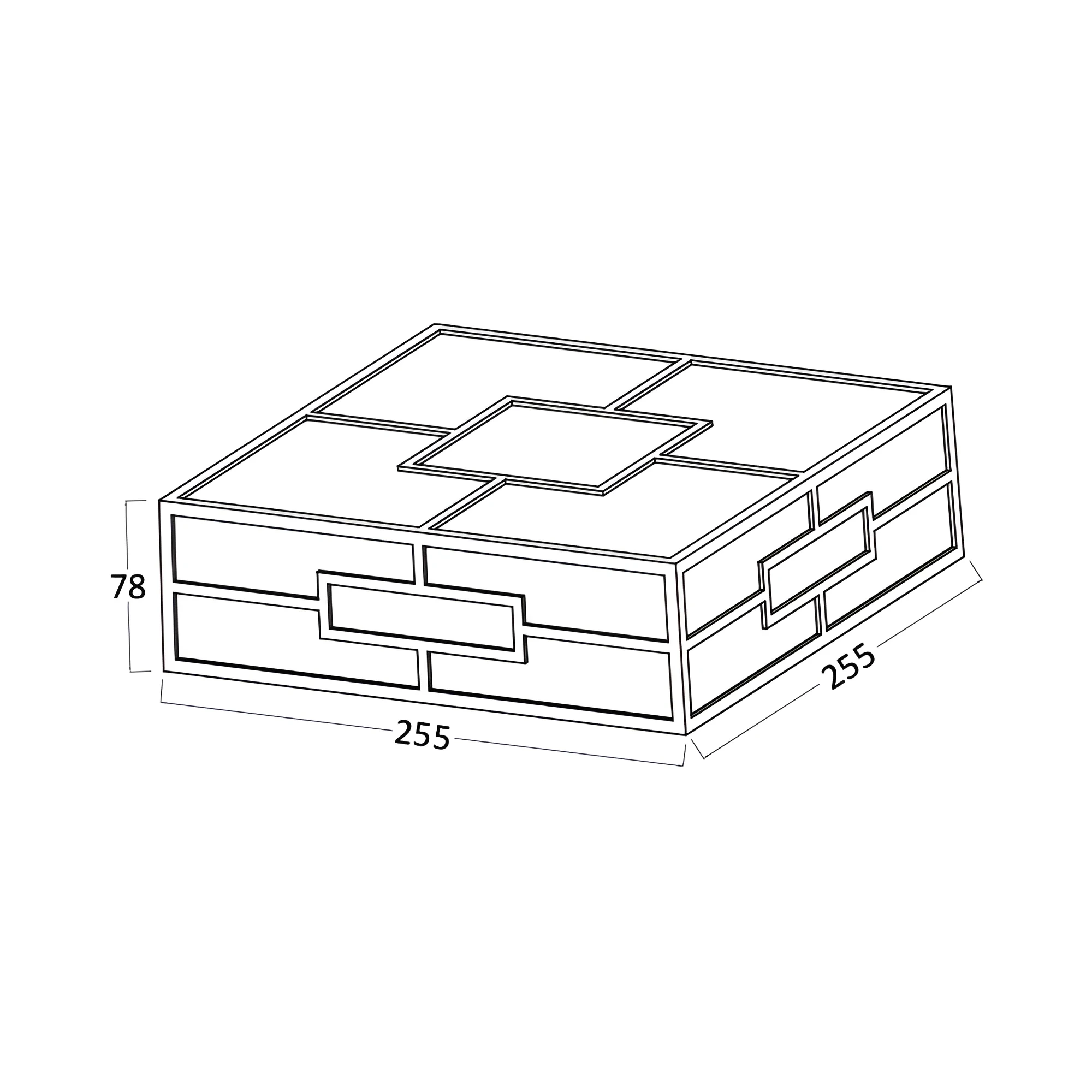 LED ZIDNA SVETILJKA KVADRATNA 20W CRNI CCT IP44 — slika 8