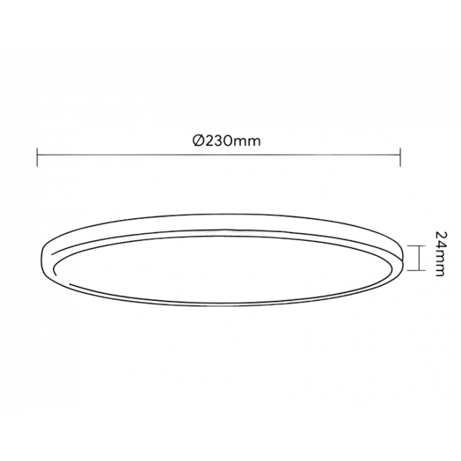LED PLAFONJERA LV 18W 2800K/4000K/6000K BELA — slika 4