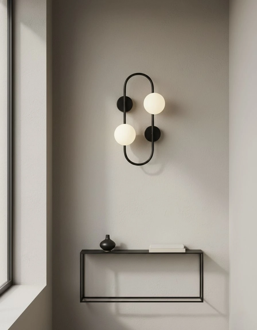 Zidna lampa F9209-2Z BK — slika 2