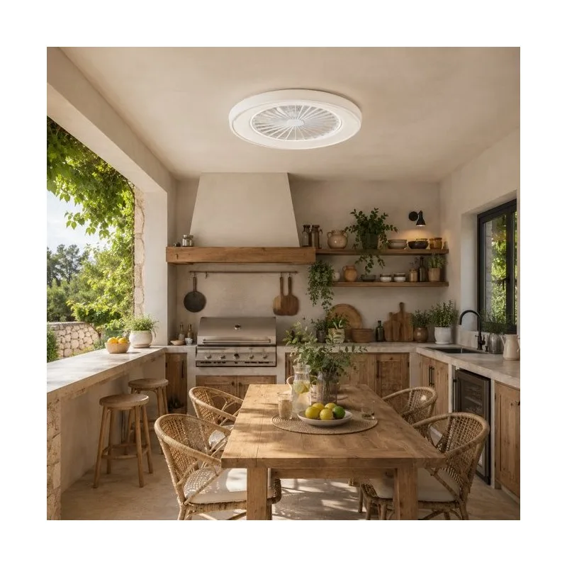 LED PLAFONJERA YL-FAN-G010 48W 3000K/4000K/6500K BELA DIMABILNA — slika 2