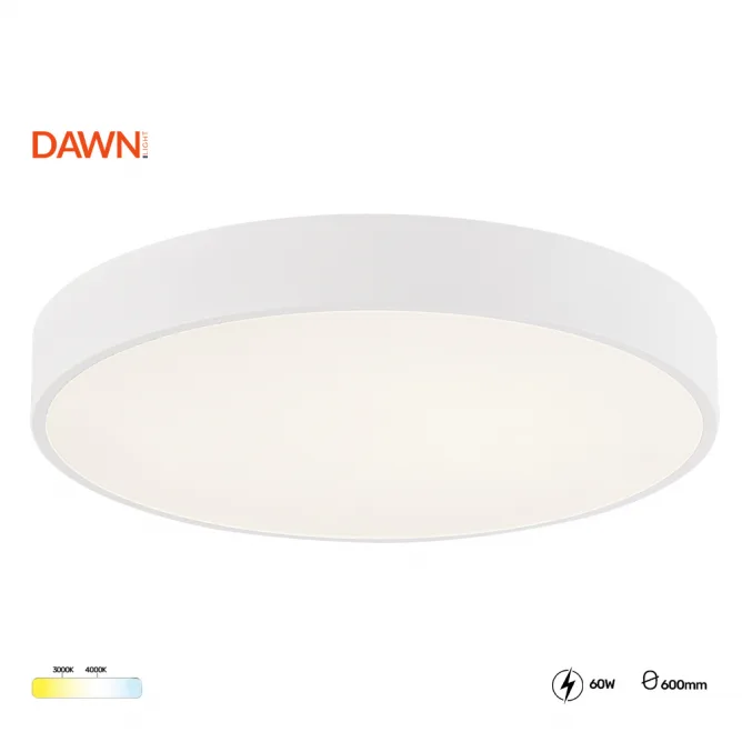 VESTA 517 PLAFONSKA SVETILJKA 60W 3000/4000K BELA (Ø 600 mm) — slika 3