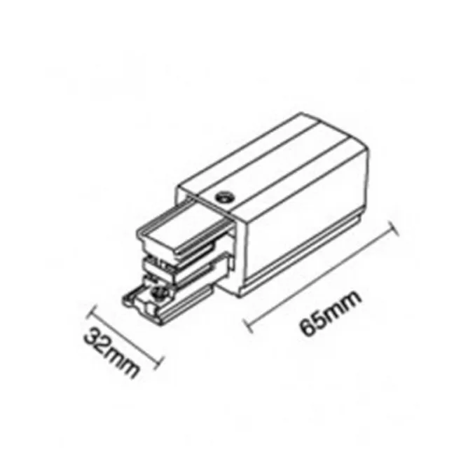DAWN TROSTEPENI NAPOJNI KONEKTOR WSO-24B(L) BELI — slika 2