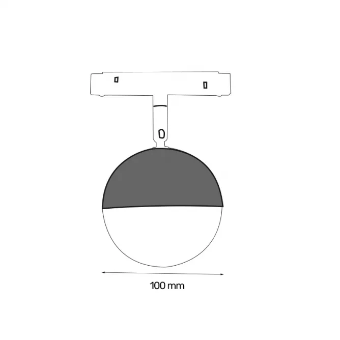 MAGNETIC SVETILJKA LED25-1-12W 3000K 120° 48V DC — slika 2