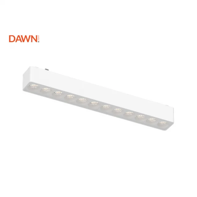 MAGNETIC SLIM SVETILJKA LED26 - 12T 12W 3000K 24° 48V DC BELA