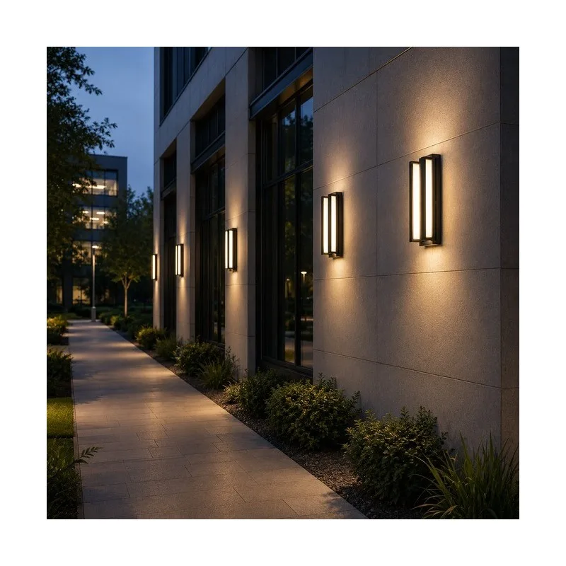 ZIDNA LAMPA GEN12CW 12W CCT SENZOR CRNA IP40 — slika 2