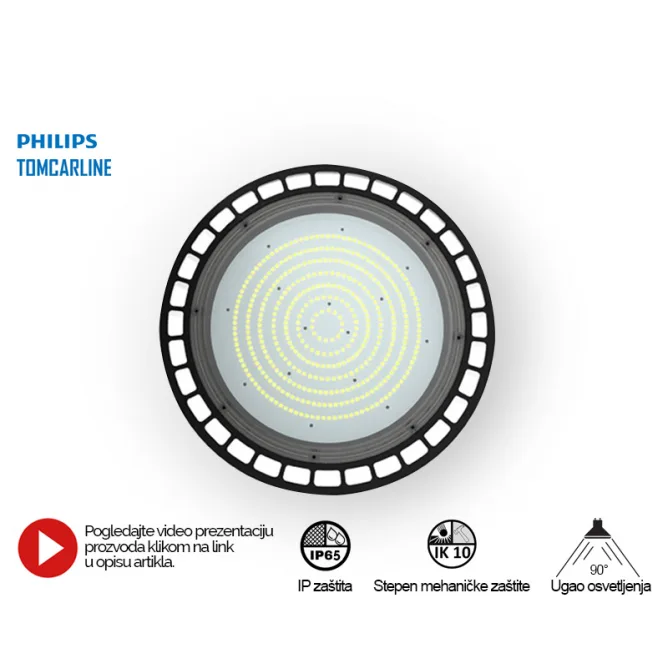 LED REFLEKTOR HB07-200W-4000K-IP65 — slika 2