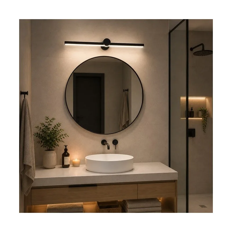 LED LAMPA 1118 ZIDNA 12W 3000K IP54 CRNA — slika 2