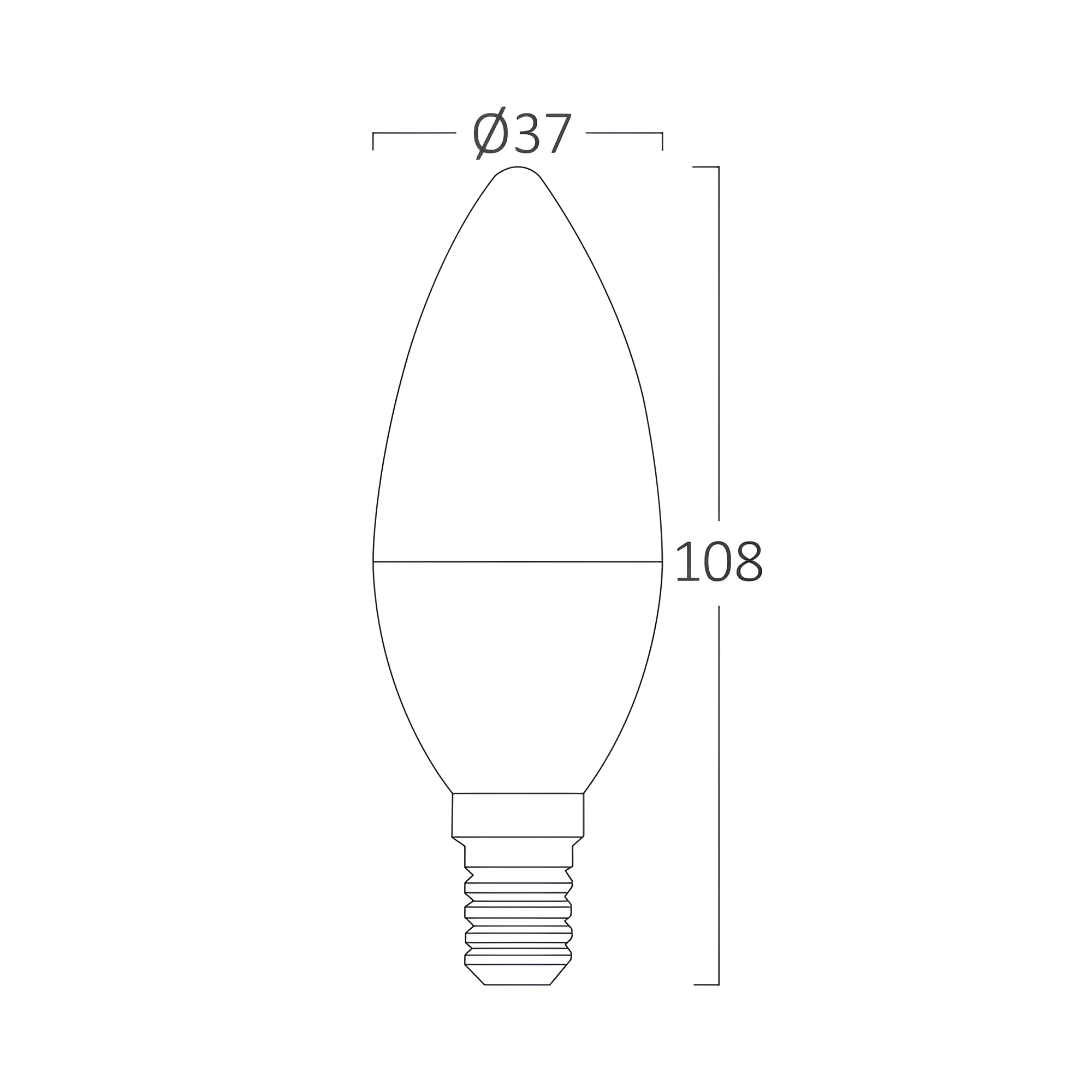 LED SIJALICA SVECA 6.5W E14 6500K — slika 3