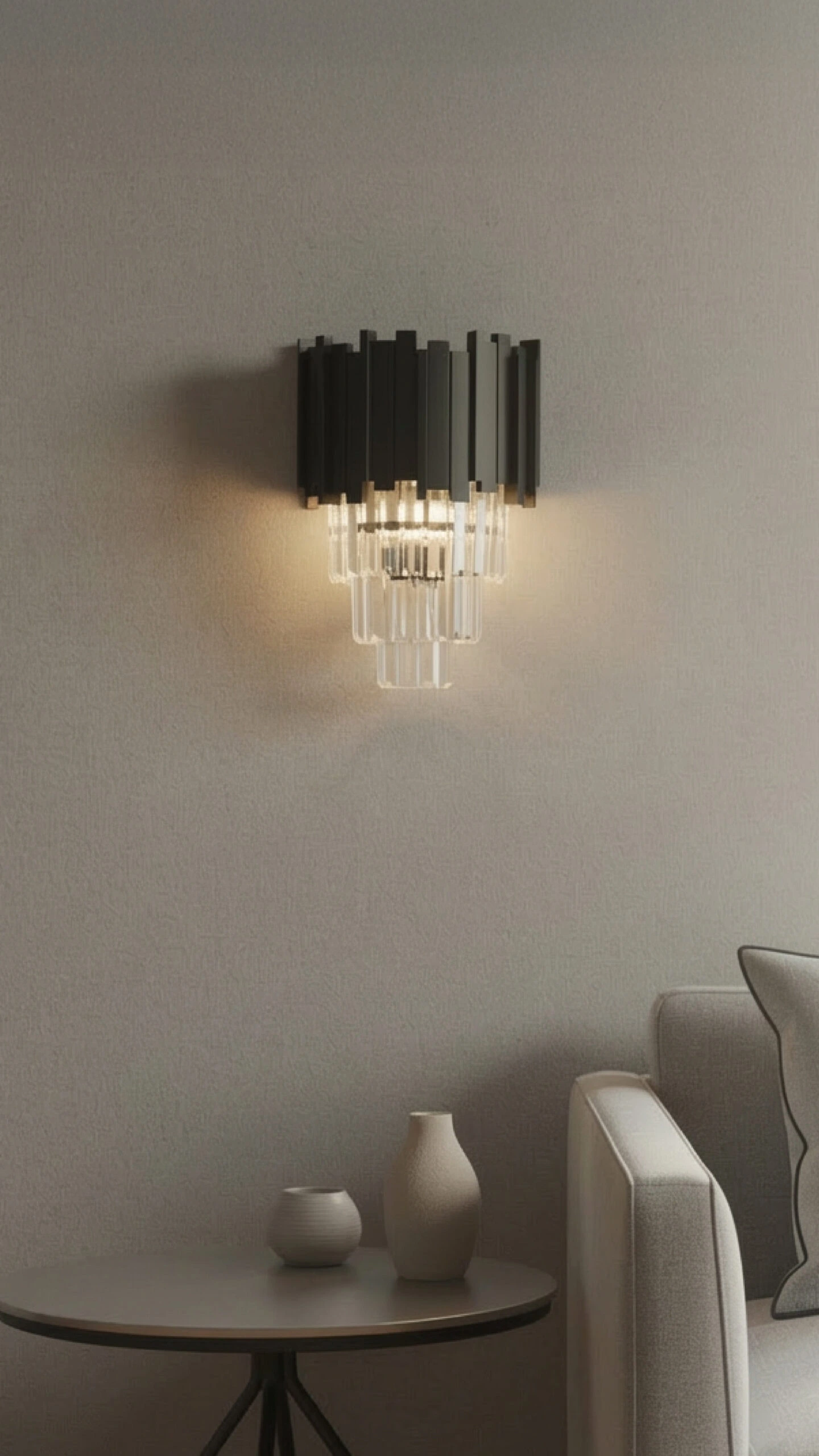 Zidna lampa F4007-1Z BK — slika 2