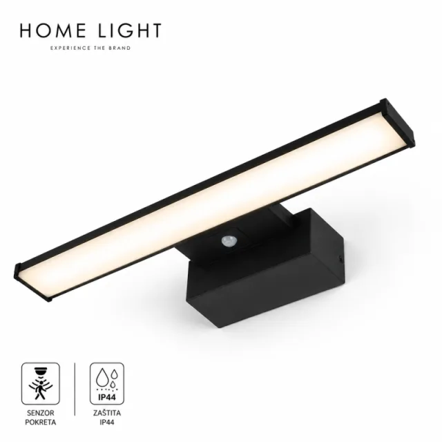 VESTA 688 ZIDNA LAMPA 6W 4000K SENZOR CRNA