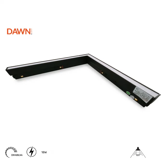 MAGNETIC SVETILJKA LED01-L 18W 3000K 120° 48V DC CRNA — slika 2