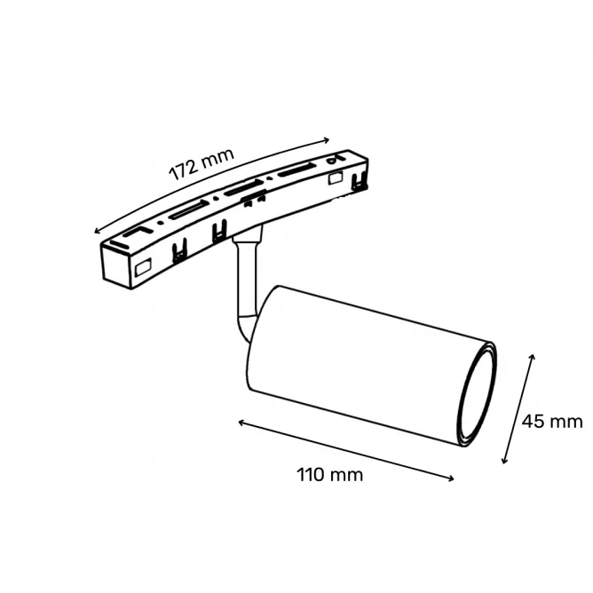 MAGNETIC REFLEKTOR TK1000 7W 3000K 30° 48V DC (R1000) — slika 2