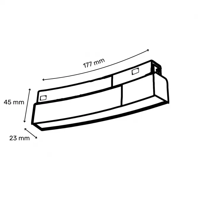 MAGNETIC SVETILJKA PC1000 7W 3000K 36° 48V DC CRNA (R1000) — slika 2