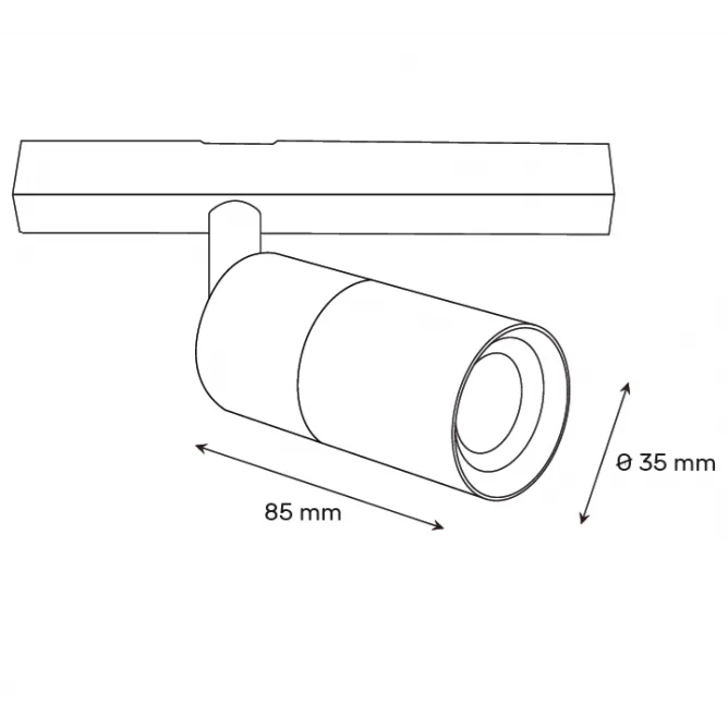 MAGNETIC REFLEKTOR LED11- 5W 3000K 24° 48V DC — slika 4
