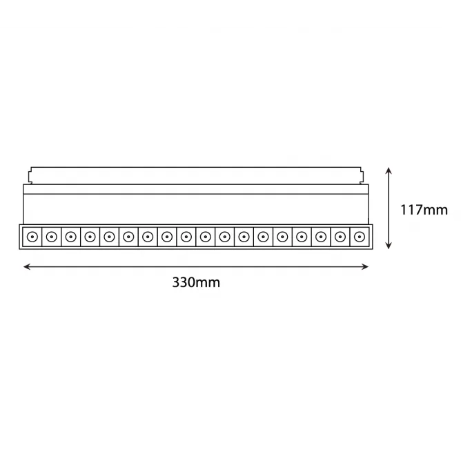 MAGNETIC SVETILJKA LED24-20W 3000K 30° 48V DC — slika 4