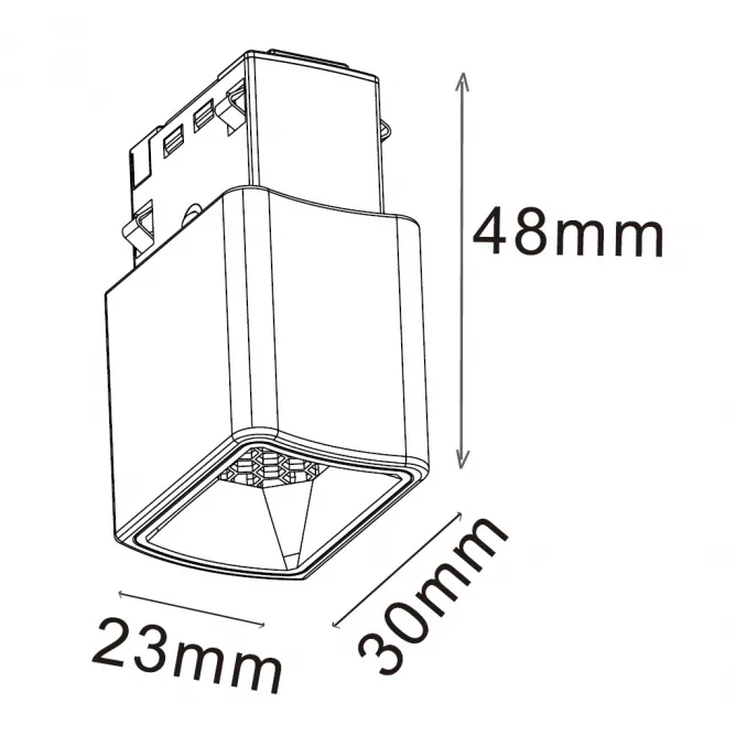 MAGNETIC SVETILJKA LEDR20-1.5W 3000K 24° 48V DC — slika 2