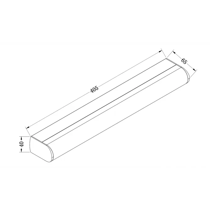 VESTA 597 ZIDNA LAMPA LED 9W 4200K CRNA — slika 3