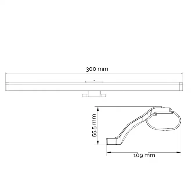 VESTA 589 ZIDNA LAMPA 6W 4000K HROM — slika 4