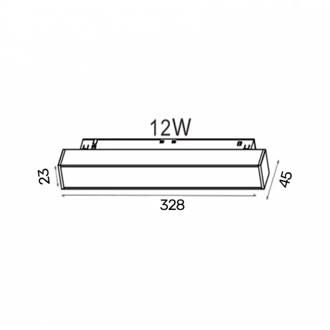 MAGNETIC SVETILJKA LED01-12W 3000K 120° 48V DC — slika 4