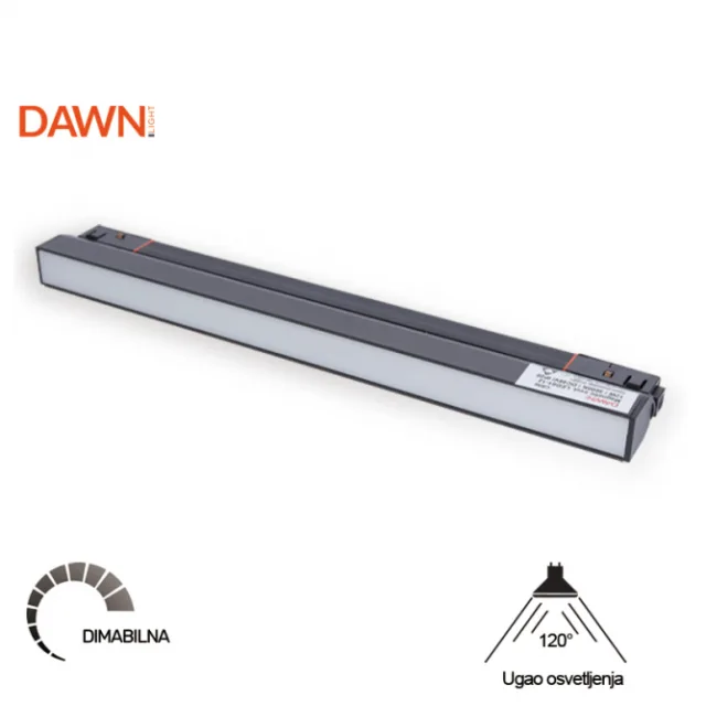 MAGNETIC SVETILJKA LED01-20W 3000K 120° 48V DC NEW