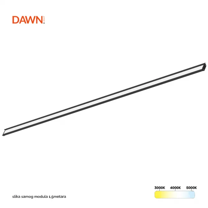 DAWN LED MODUL LT-T-020 1,5M CCT CRNA — slika 2