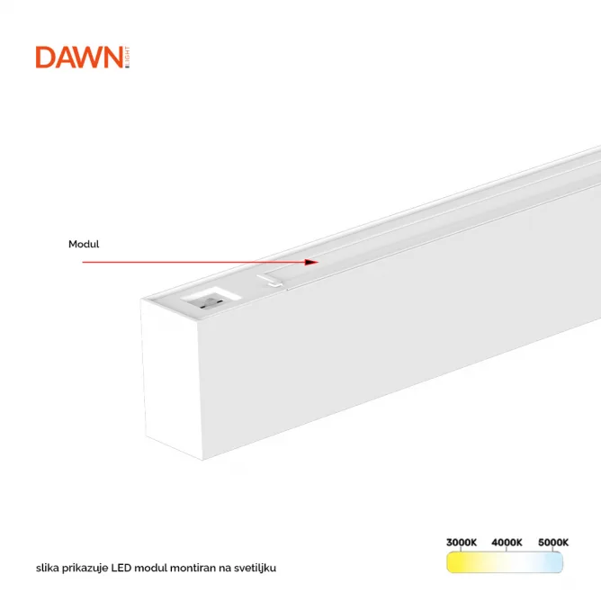 DAWN LED MODUL LT-T-020 1,2M CCT BELA — slika 2