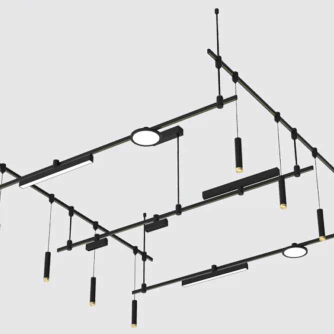 MAGNETIC 9606 ŠINSKI SKLOP KVADRAT 150W 24V DC CRNA — slika 2