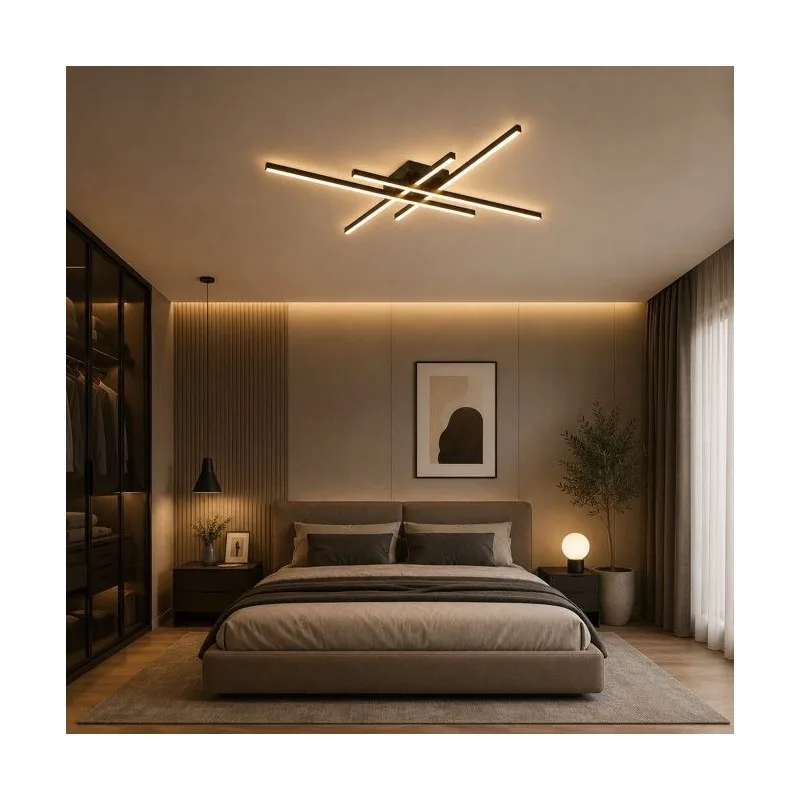 SOLEA 152 PLAFONSKA SVETILJKA 40W CCT CRNA — slika 2