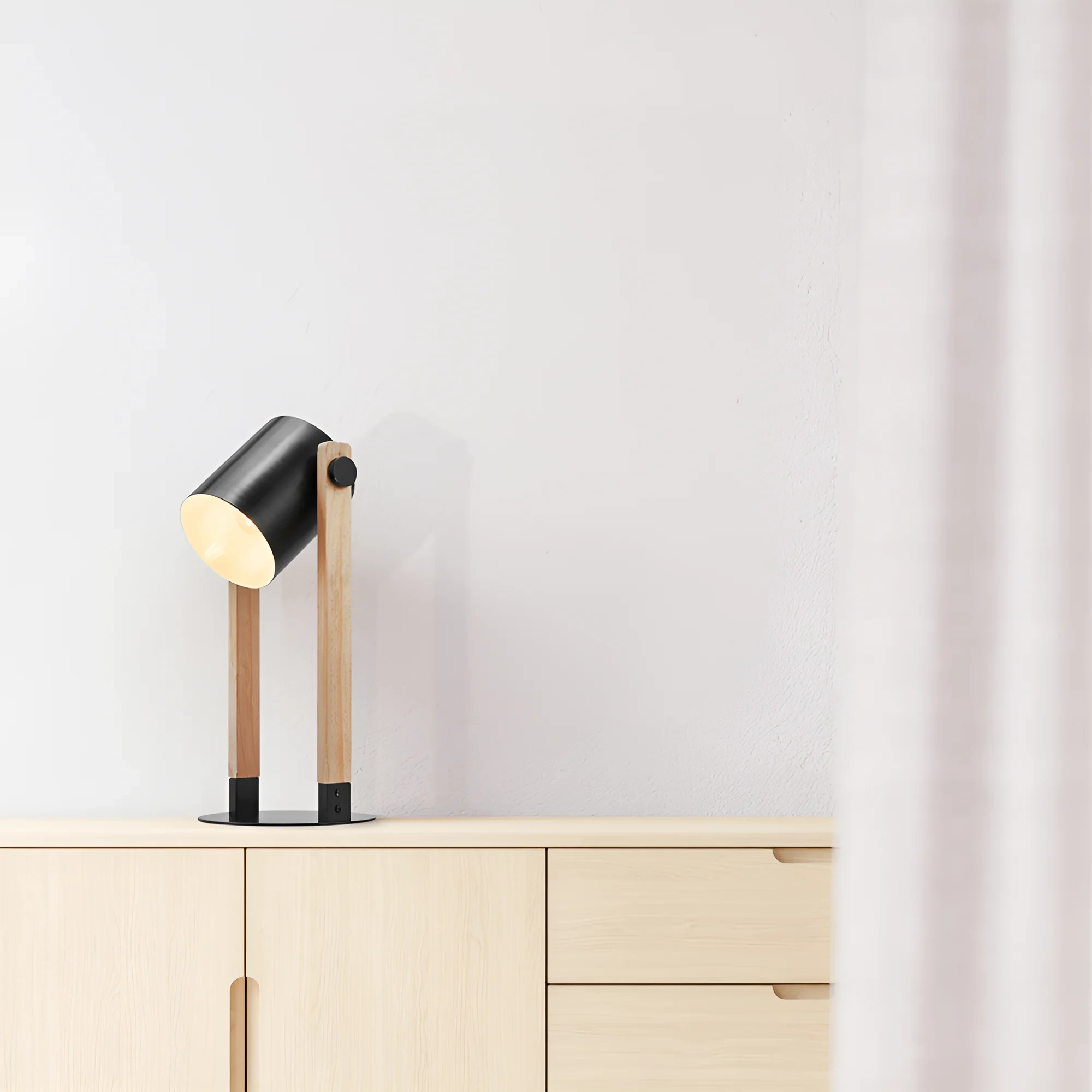 STONA LAMPA E27 DRVO — slika 2