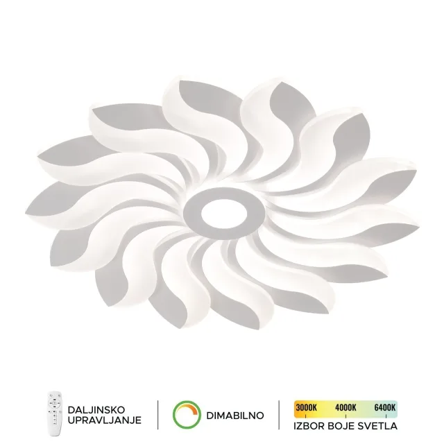LED plafonska lampa F2094-122C WH