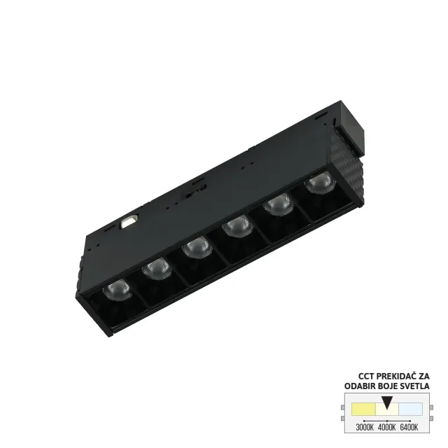 LED magnetna svetiljka CCT FM2001-6 BK
