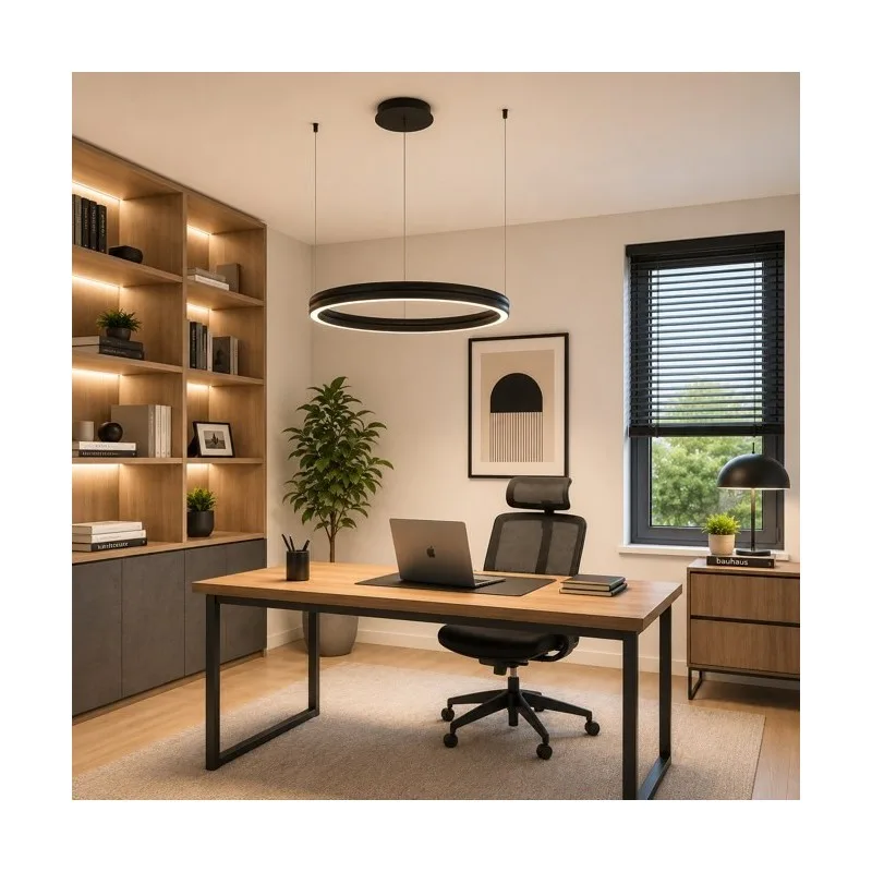 LUSTER 250138PY-BK 55W 3000K Ø600x1500 CRNA — slika 3