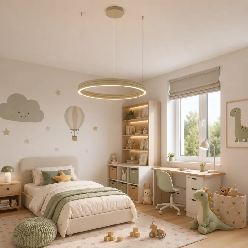 LUSTER 250138PY-BE 55W 3000K Ø600x1500 BEŽ — slika 3