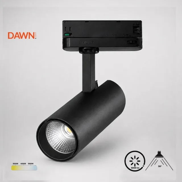 DAWN LED REFLEKTOR ŠINSKI EL-T21D010 10W CCT CRNI TROSTEPENI