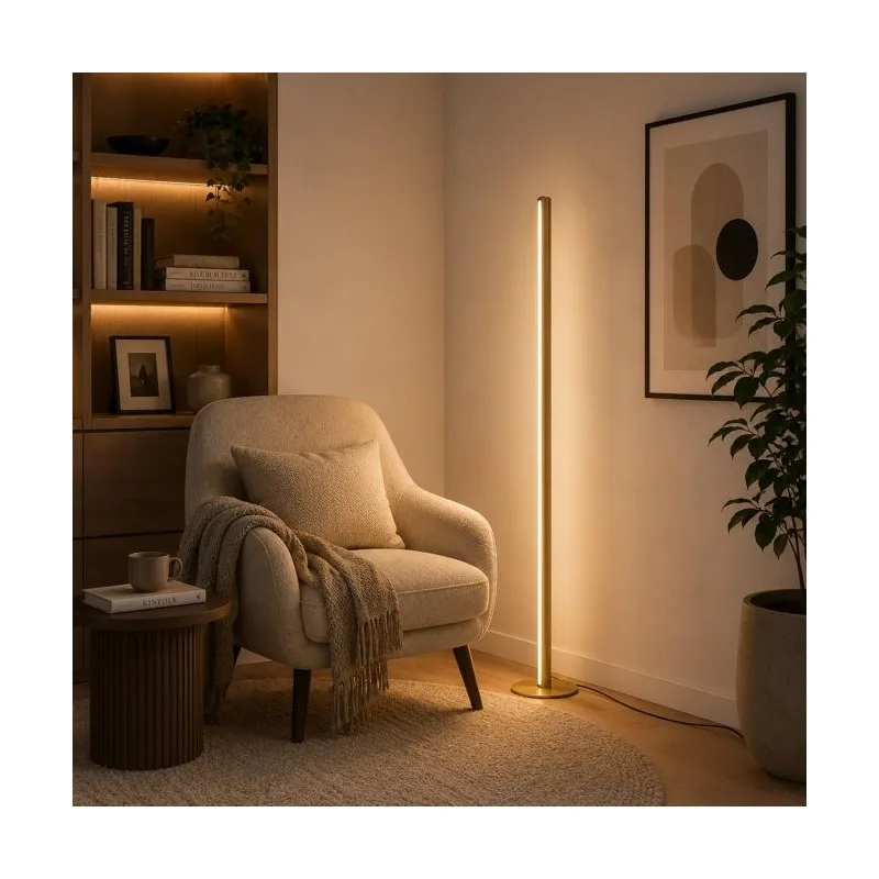 PODNA LAMPA 250138F-BE 40W 3000K Ø220x1500 BEŽ — slika 2