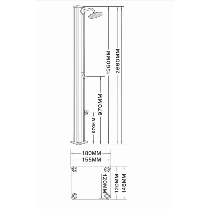 SOLARNI TUŠ KR-105 — slika 3