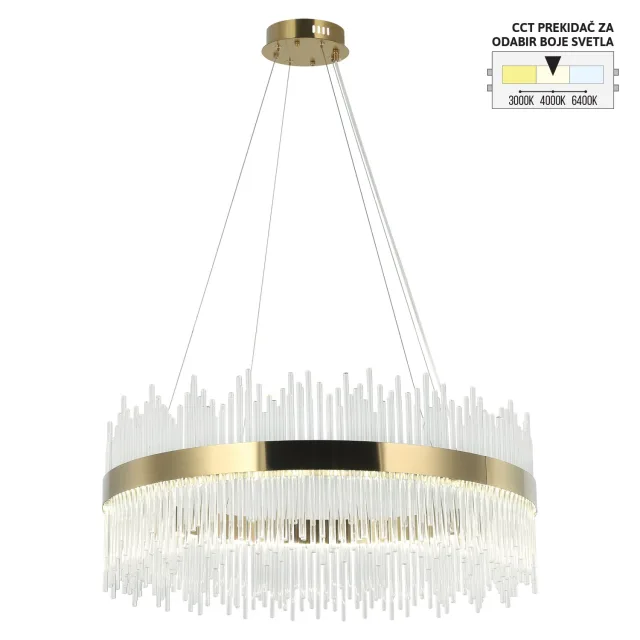 LED visilica CCT KP7006-90V BZ