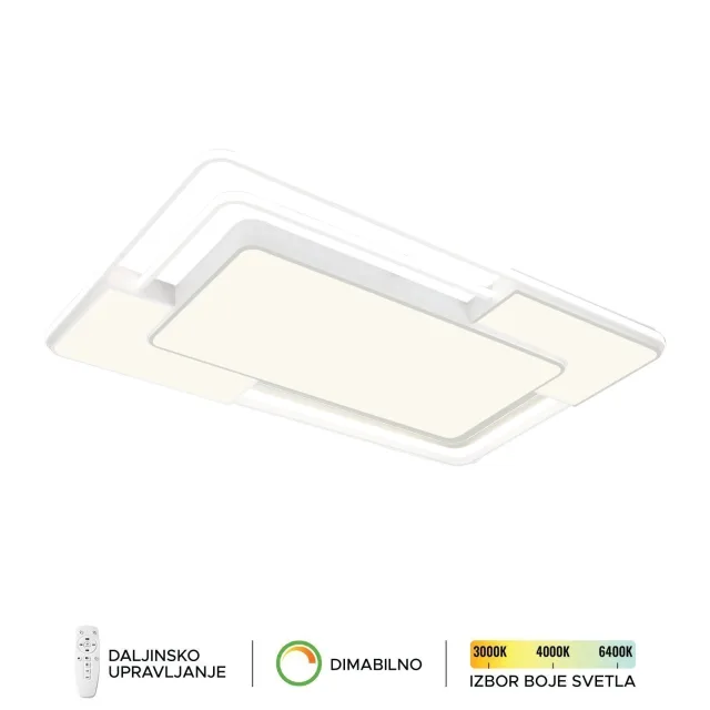 LED plafonska lampa F2823-128C WH