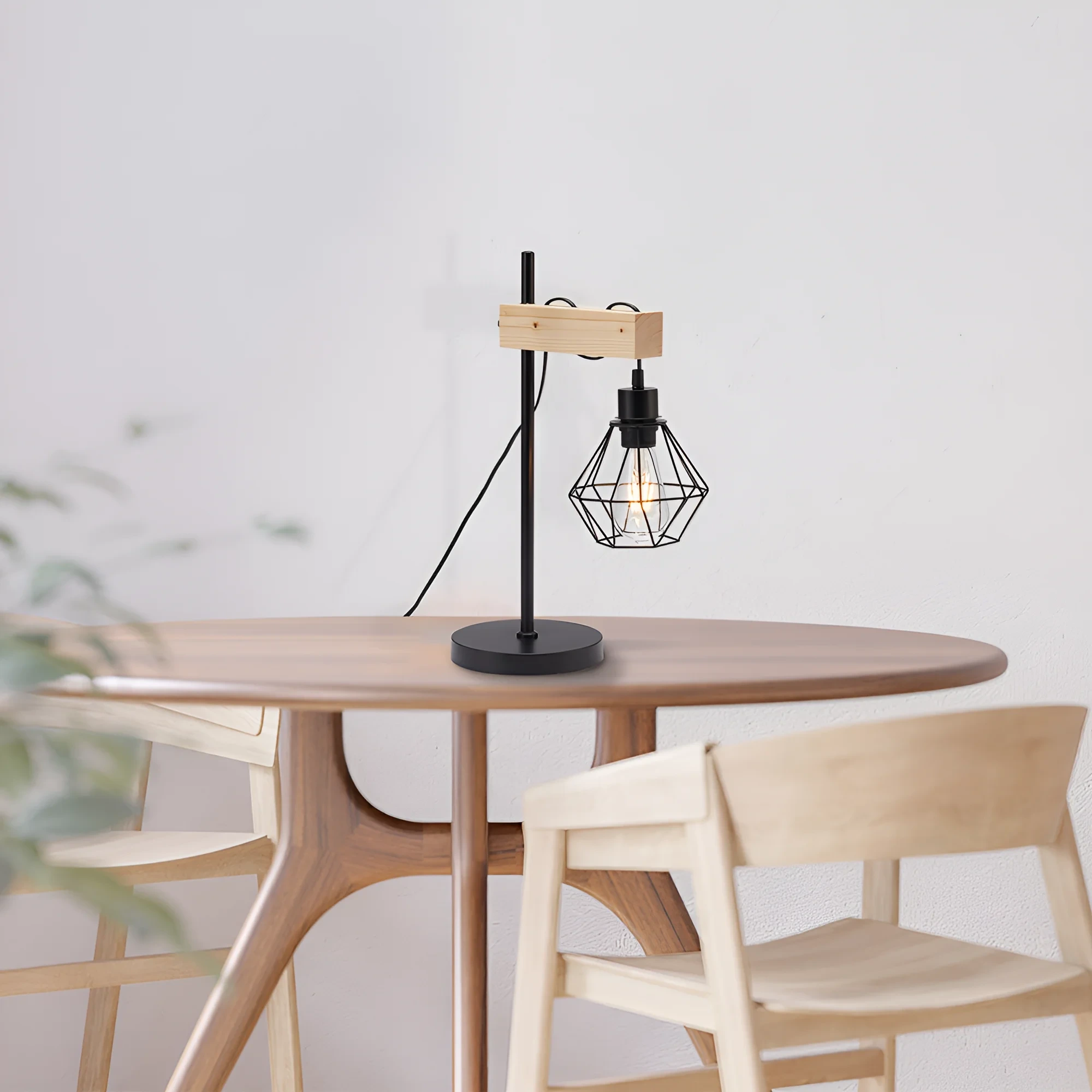 STONA LAMPA E27 DRVO — slika 2