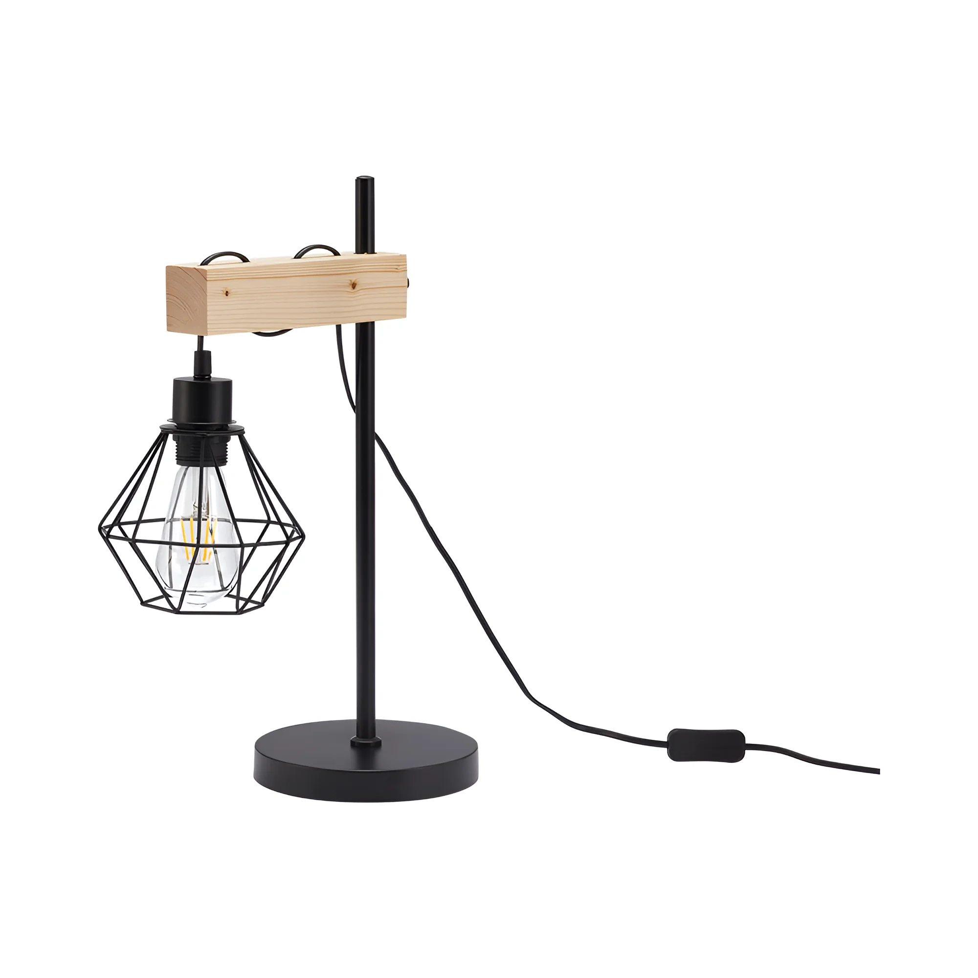 STONA LAMPA E27 DRVO — slika 3