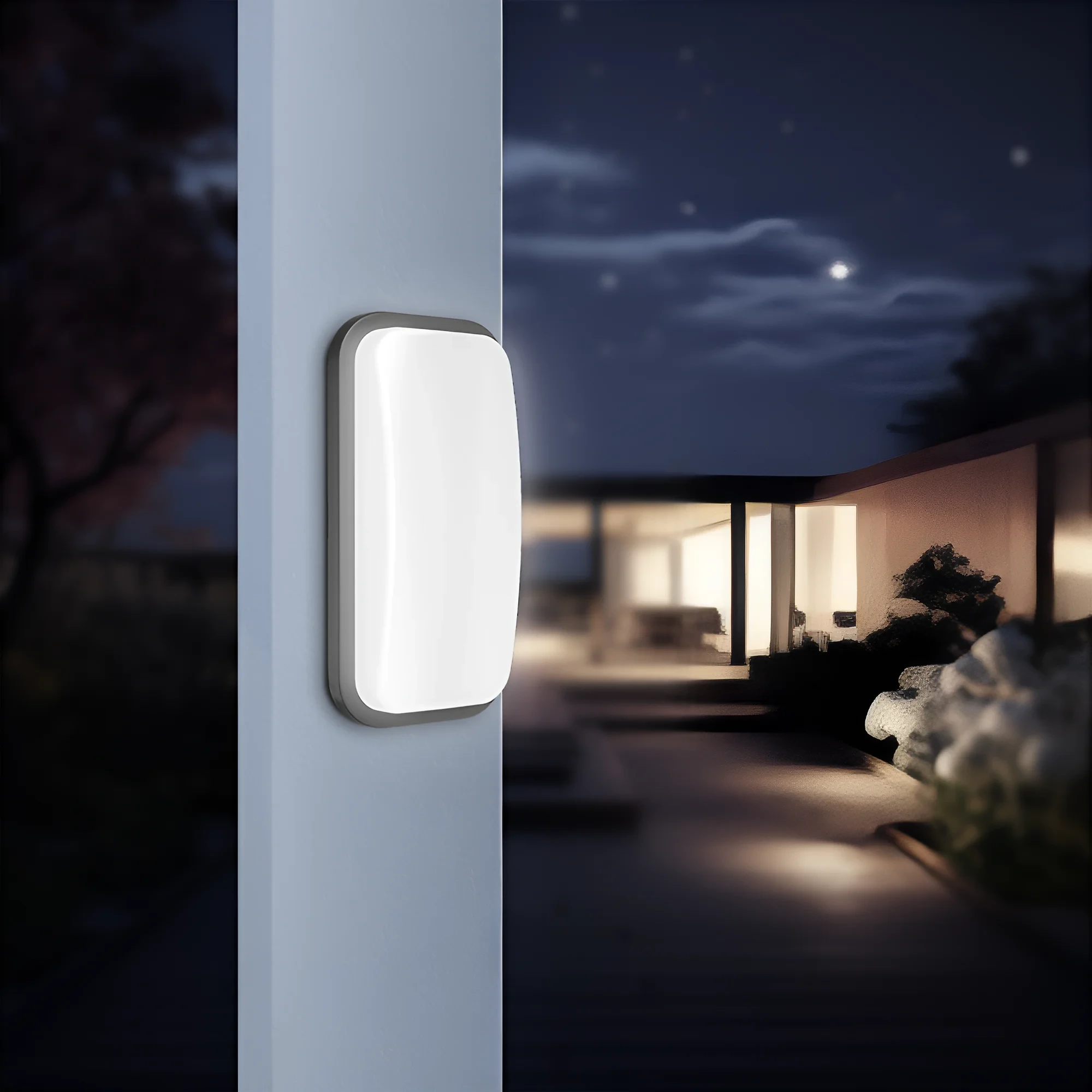 LED ZIDNA SVETILJKA ELIPSA 15W CRNI 3000K IP65 — slika 2