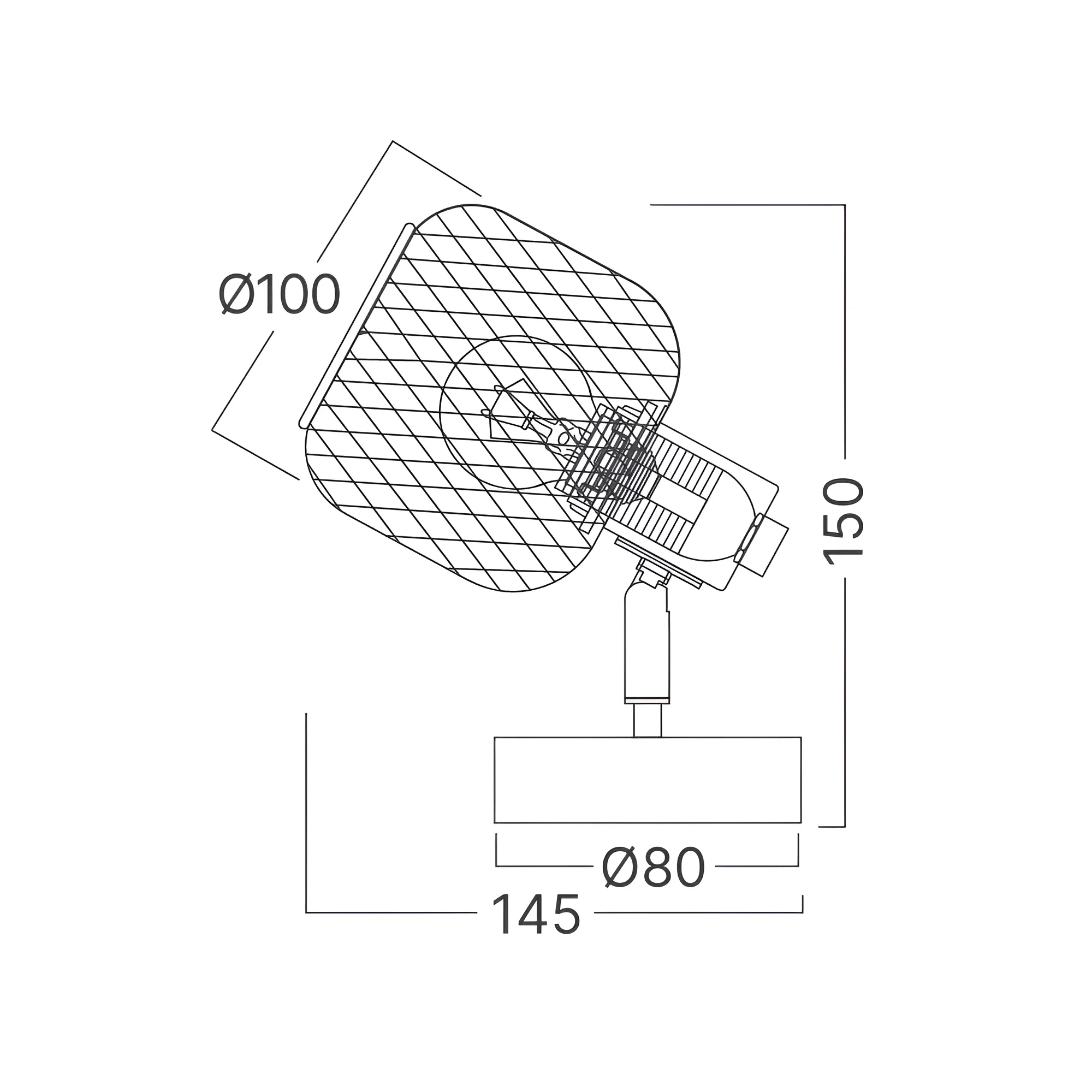 PLAFONJERA E14 DRVO — slika 4