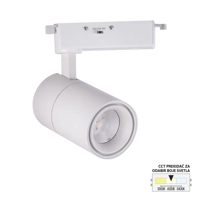 LED šinski reflektor TL08-30CCT WH