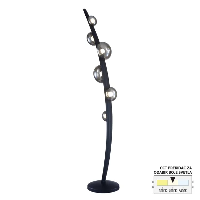 LED podna lampa FK2015-15F BK