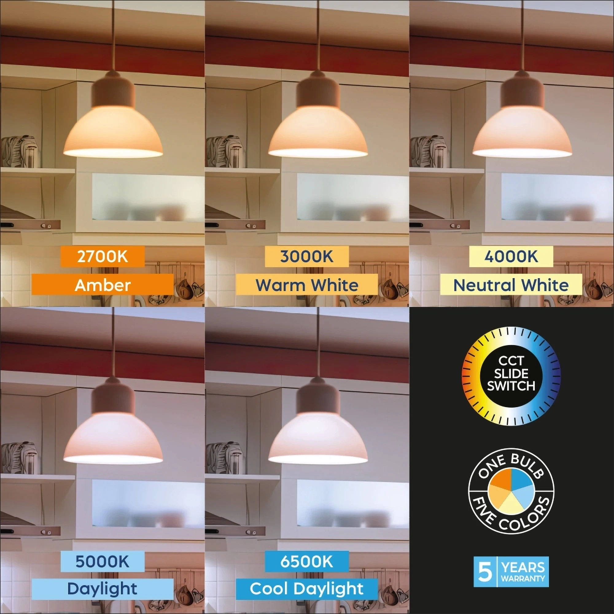 5U1 LED SIJALICA A65 13.5W E27 CCT — slika 2